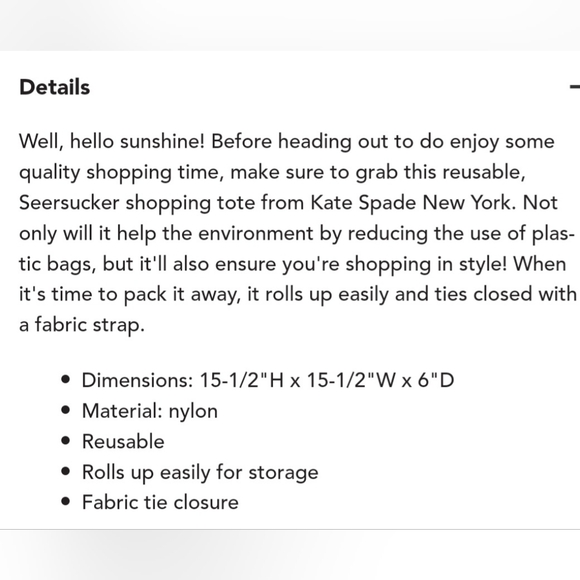 Kate Spade Tote NWT - Picture 2 of 2